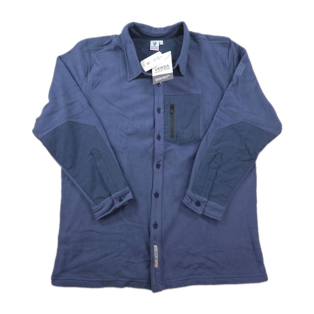 New Tyndale FR Versa Fleece Button Down Shirt jacket Mens XL Long Sleeve‎